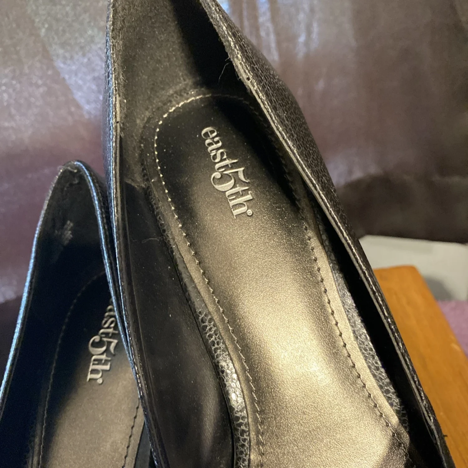 East 5th 批量 5074 Joan Black 3 英寸 Heals 黑色 7M-