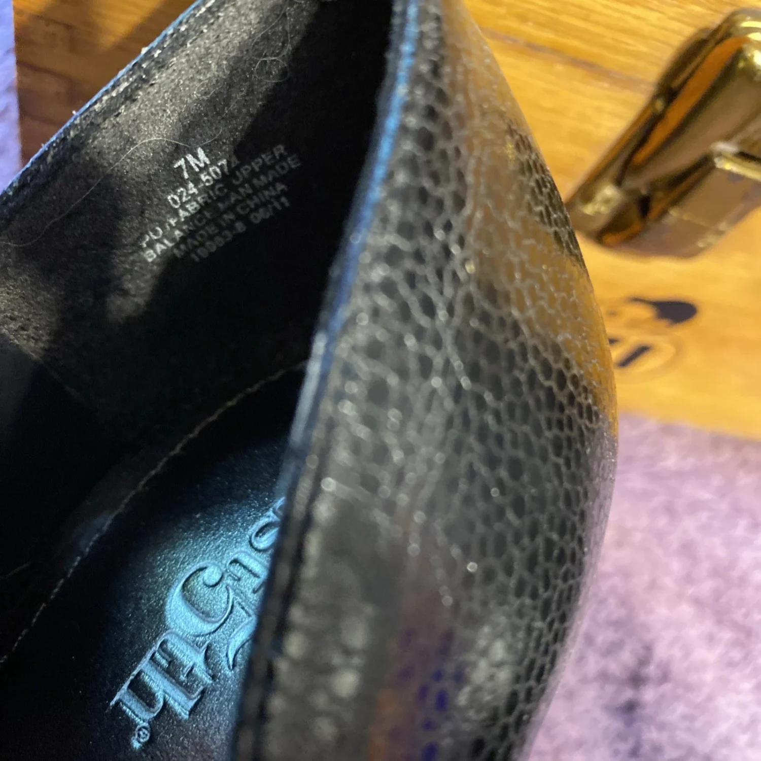 East 5th 批量 5074 Joan Black 3 英寸 Heals 黑色 7M-