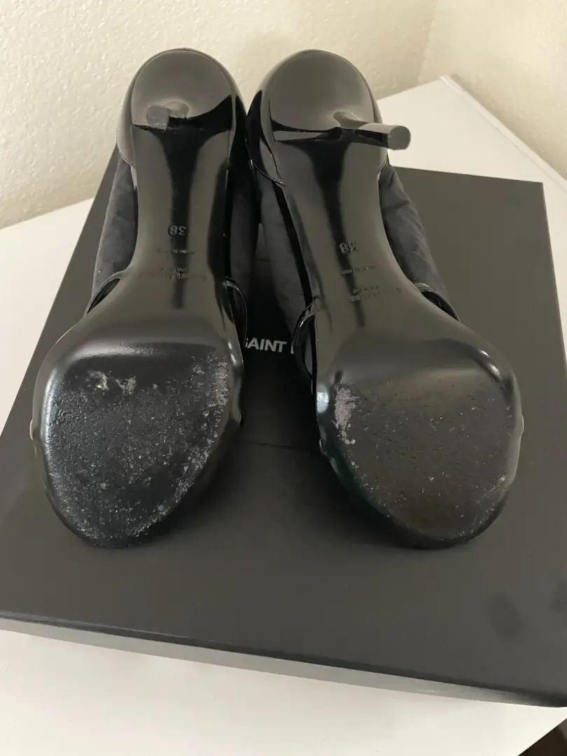 YSL Cassandra 凉鞋跟-