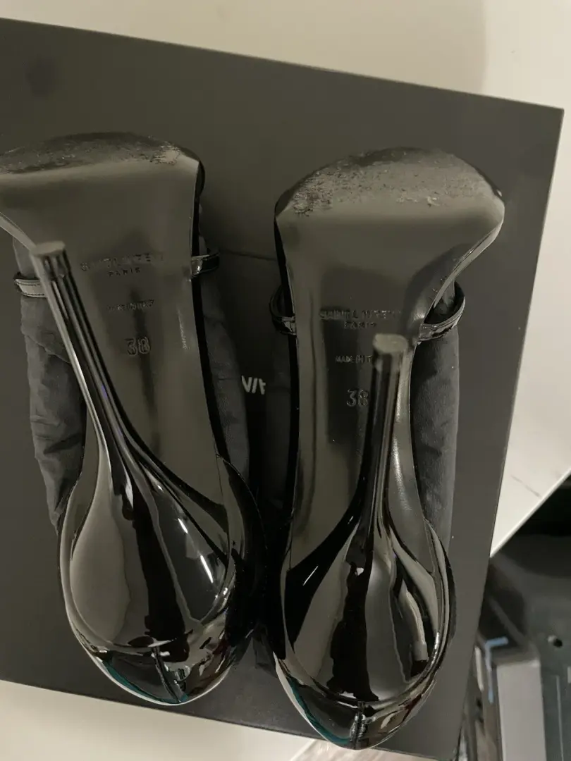 YSL Cassandra 凉鞋跟-