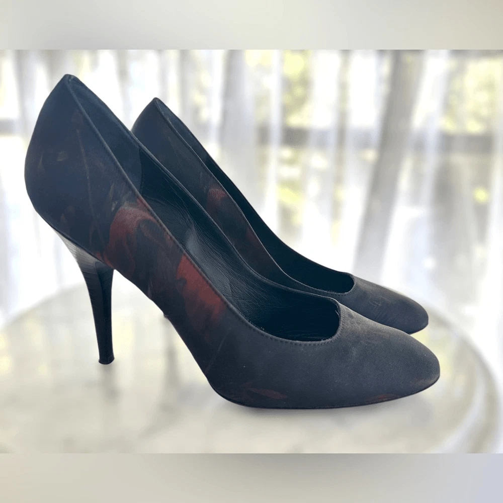 正品 GIVENCHY FLORAL PUMPS HEELS 尺码 36.5-