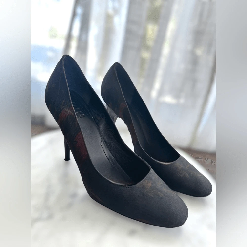 正品 GIVENCHY FLORAL PUMPS HEELS 尺码 36.5-