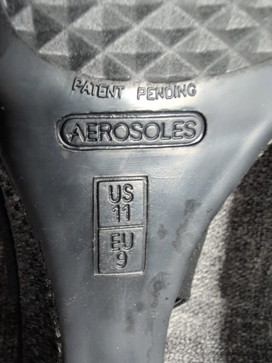 Aerosoles Heelrest 女式 11 M 露趾蝴蝶结露背被子楔形黑色禅宗-