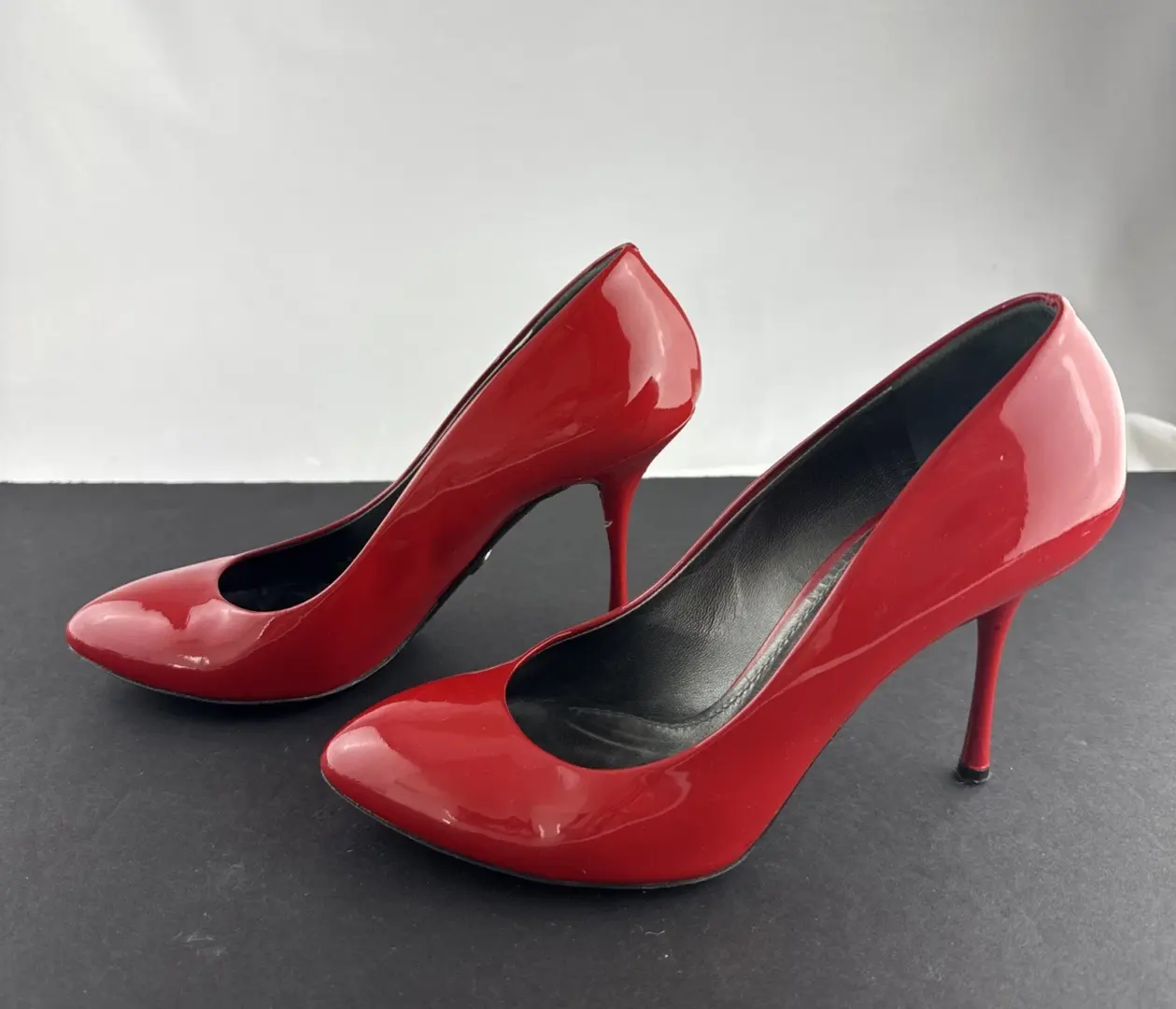 Dolce & Gabbana 红色 Cardinale 漆皮高跟鞋 IT 38 码,美国 8 码-
