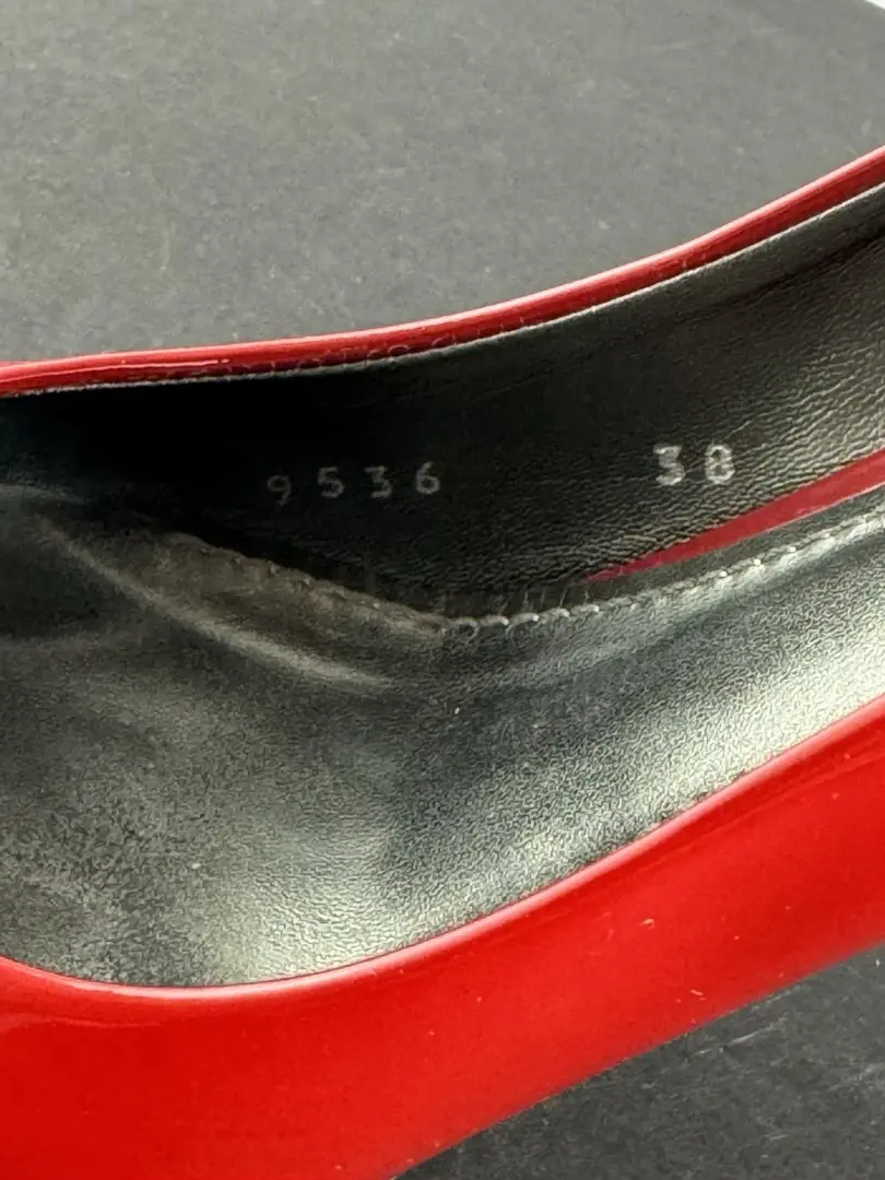 Dolce & Gabbana 红色 Cardinale 漆皮高跟鞋 IT 38 码,美国 8 码-