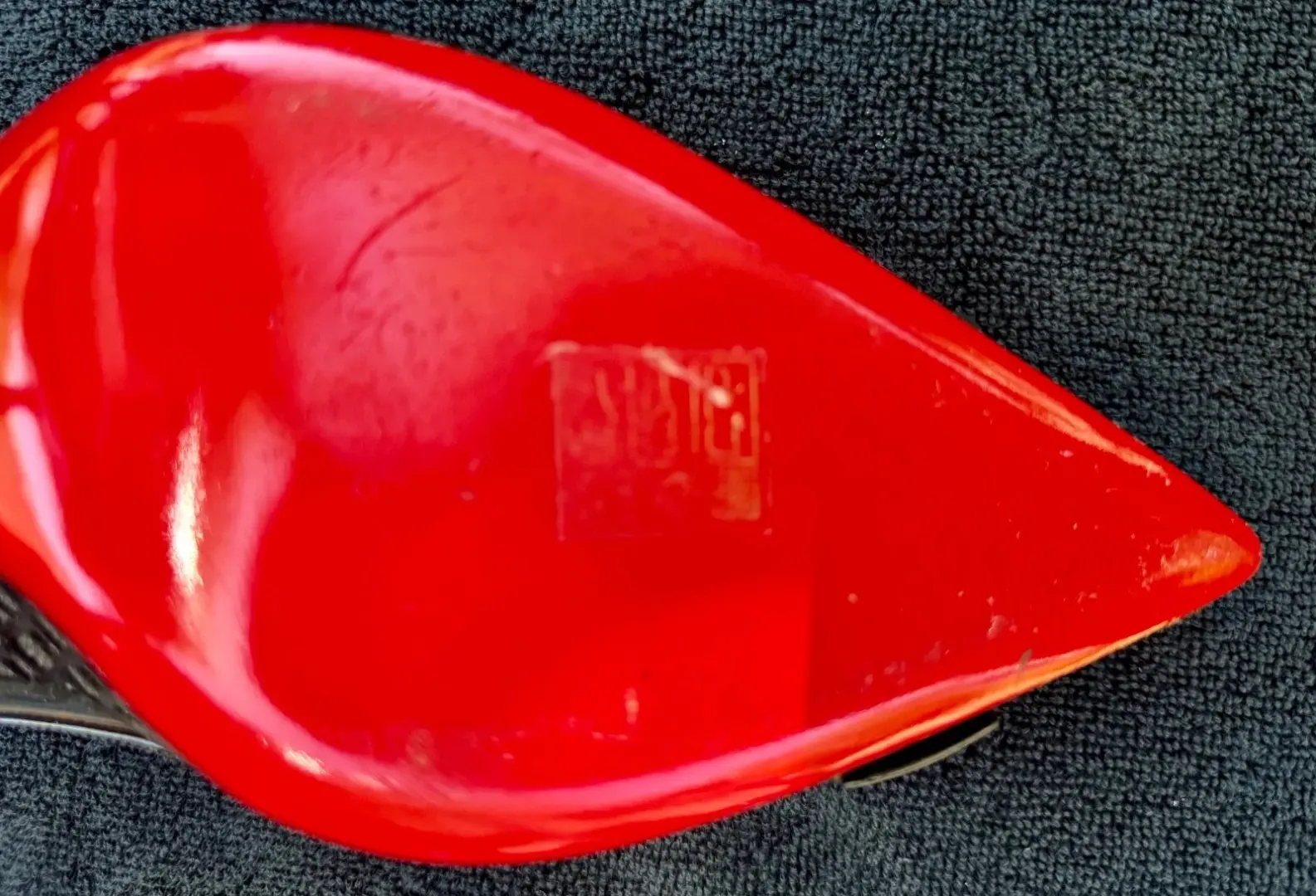 Christian Louboutin Bupendo 吊带 85 PVC 专利黑色蝴蝶结高跟鞋 EU 41-