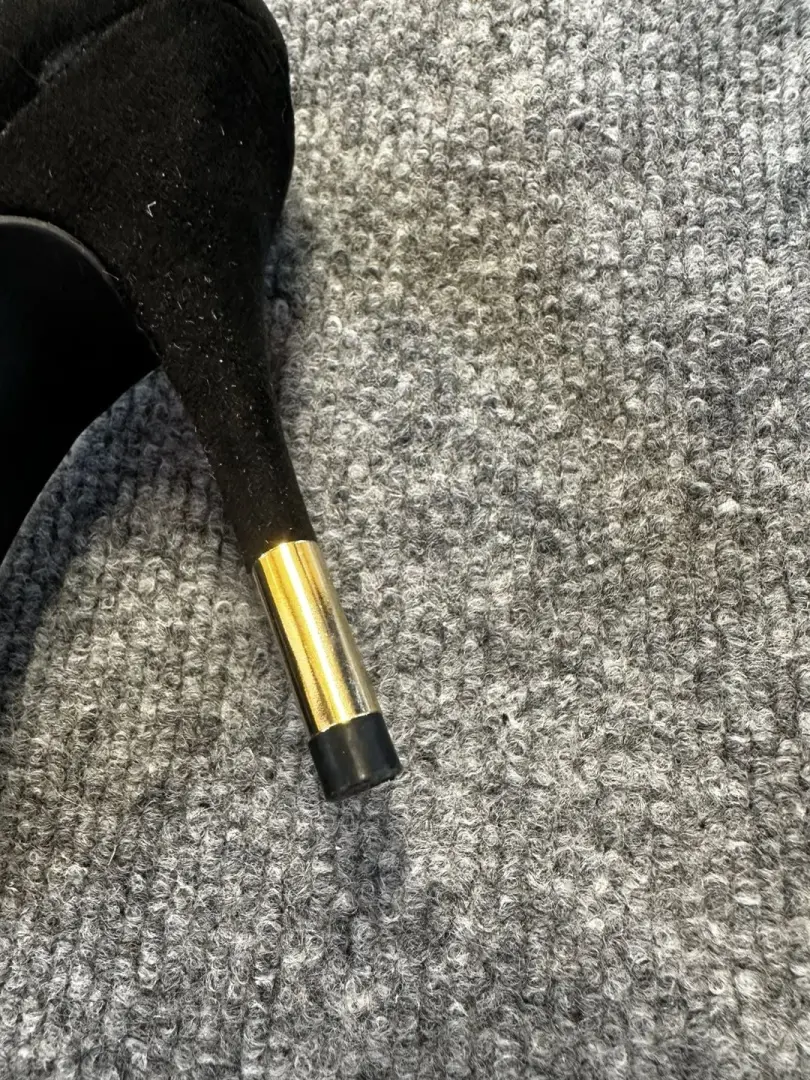 豹纹小腿毛踝带高跟鞋 6.5 码 Glam Mob 妻子 豪华派对-