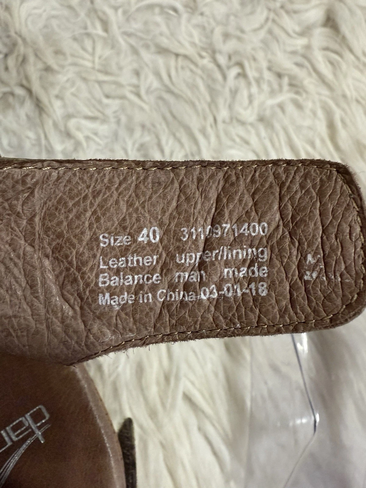 Dansko 女式 Danae 露背凉鞋锡 Nappa 尺码 40 EU 9.5/10 US-