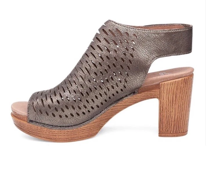Dansko 女式 Danae 露背凉鞋锡 Nappa 尺码 40 EU 9.5/10 US-