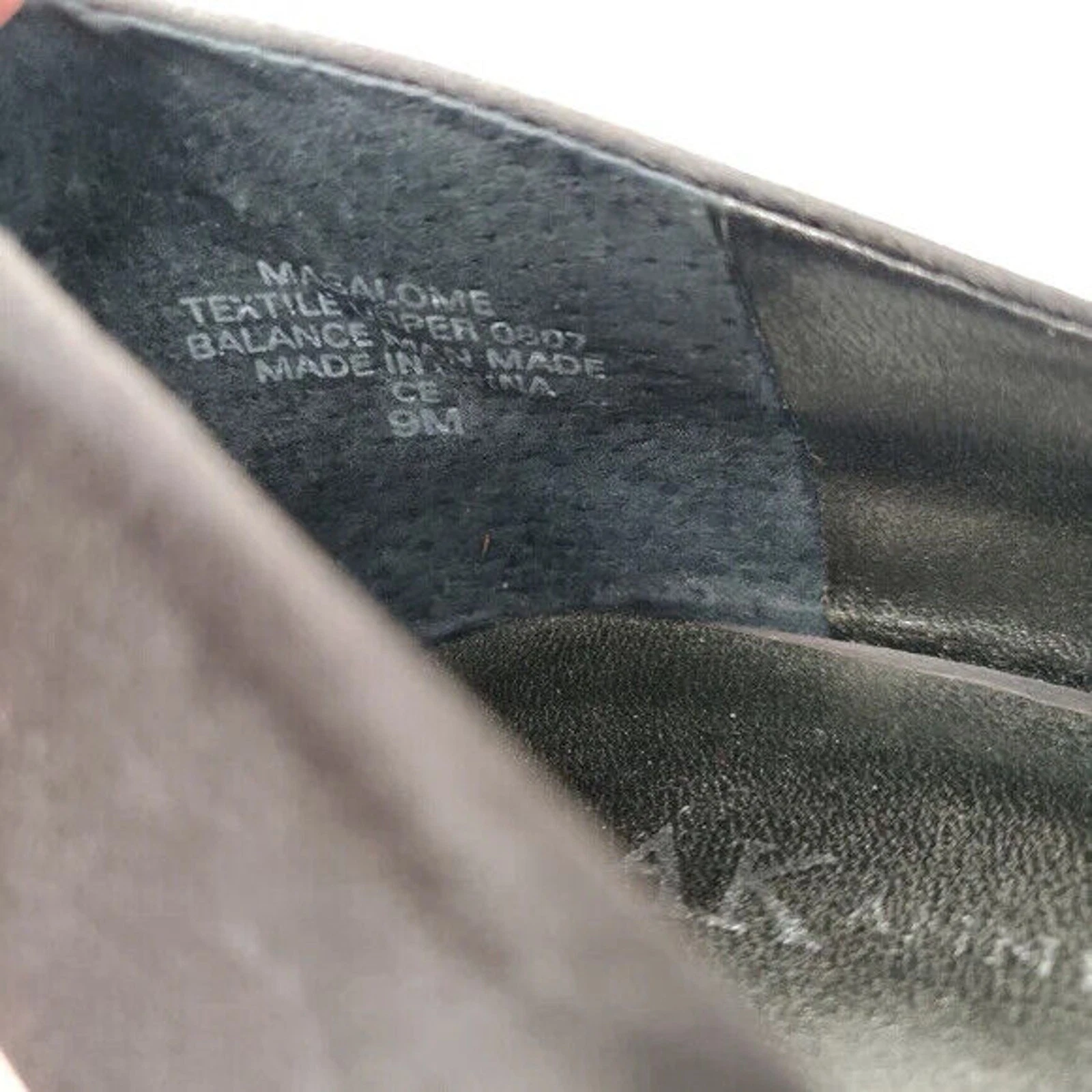 Anne Klein 灰色露趾泵 9 码-