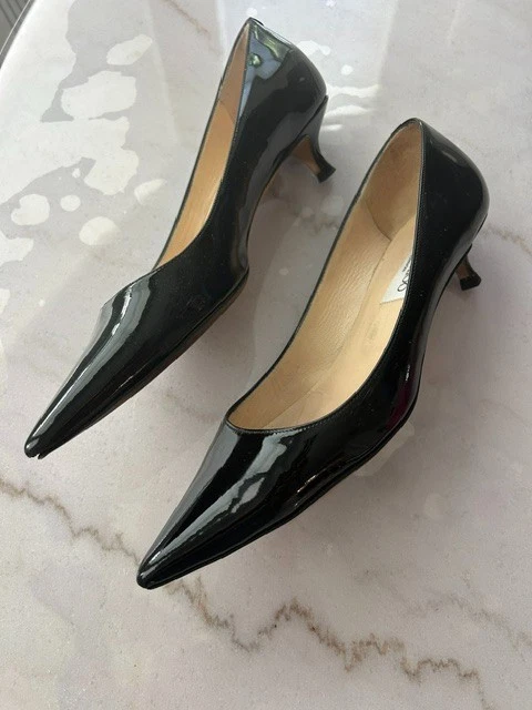 Jimmy Choo女式漆皮浅口鞋L37.5-
