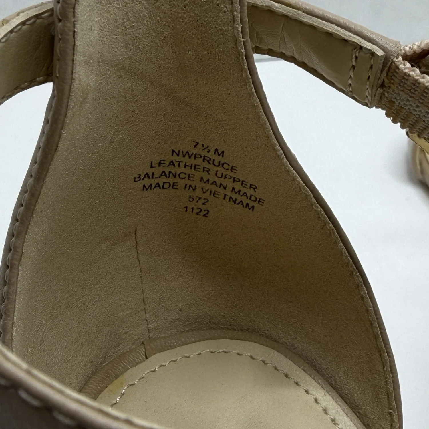 Nine West NVYPRUCE女式皮革踝带粗跟凉鞋7.5米灰褐色-