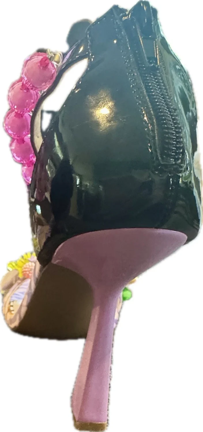 Betsey Johnson CLOONEY Pink Multicolor Stilettos~ Size 7