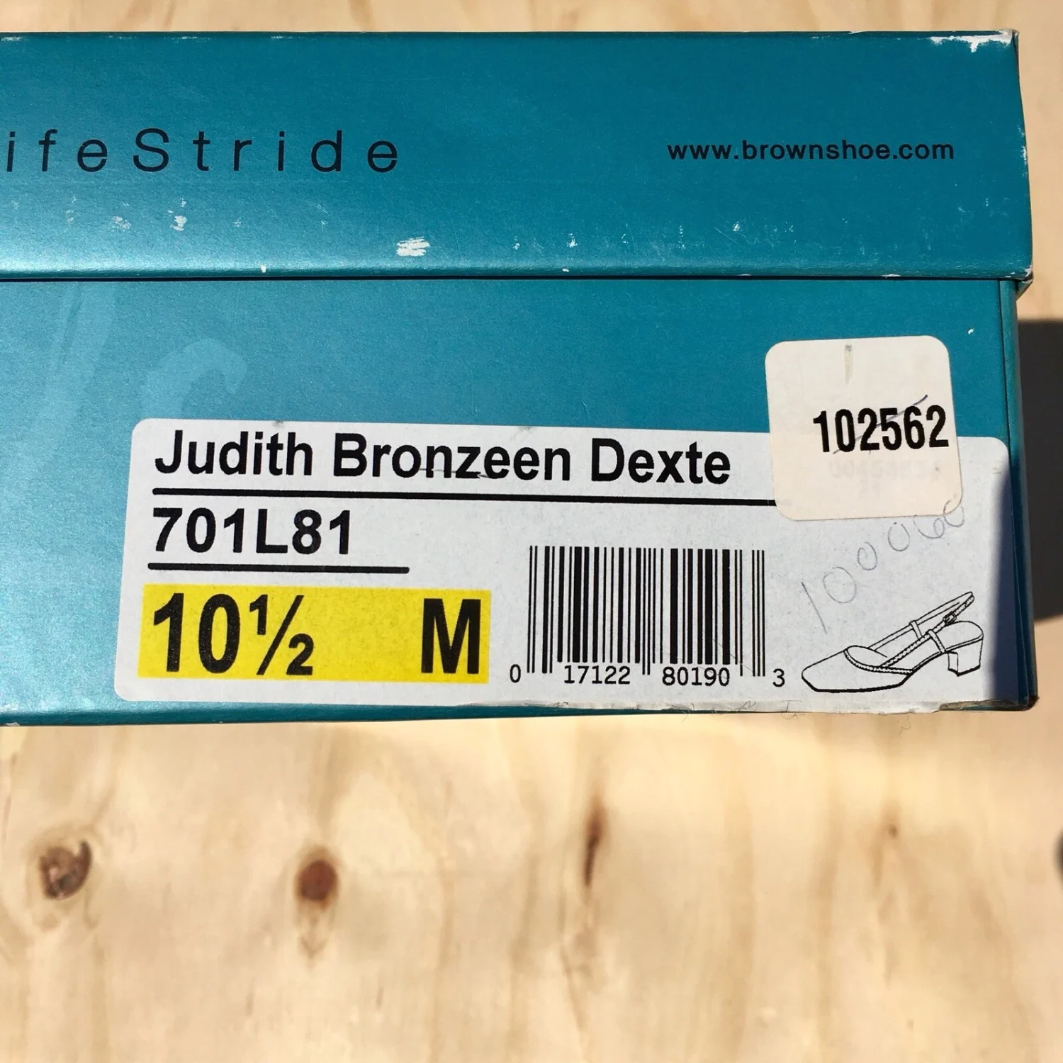 Life Stride Judith Bronzeen Dexte 高跟鞋女式中跟高跟鞋 10.5 码-