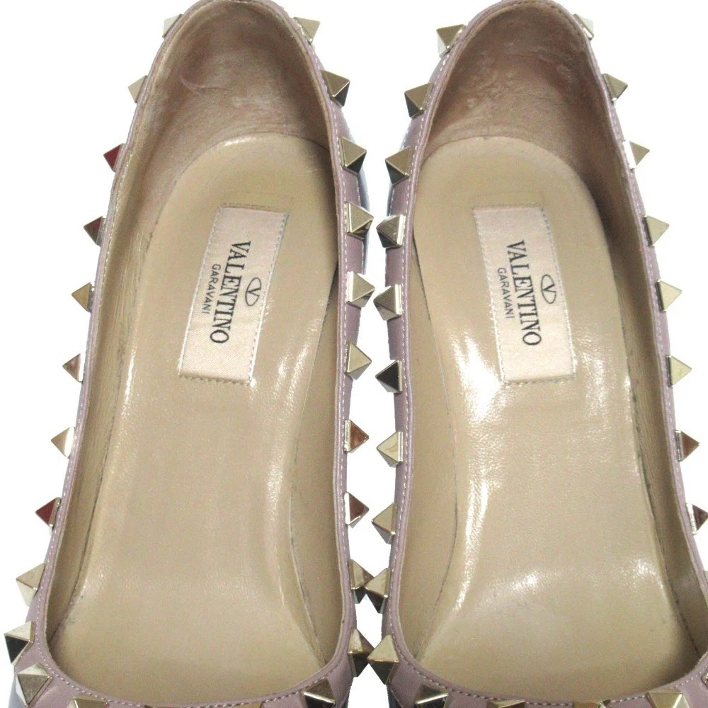 Valentino Garavani Rockstud 高跟鞋 凉鞋 灰色 皮革 EU:34.5 美国:4.5-