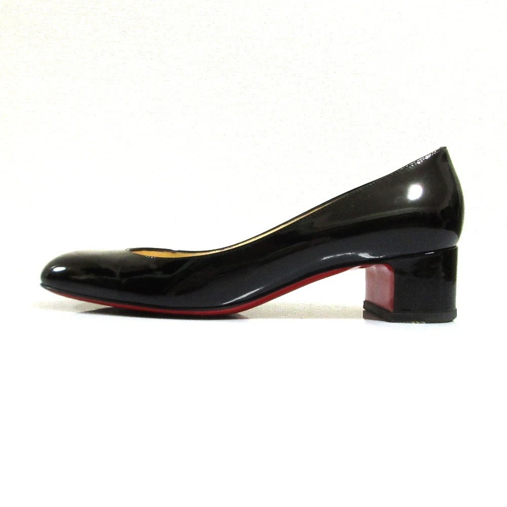 Christian Louboutin CADRILLA 35 鞋跟高跟鞋凉鞋 EU:39 US:9 黑色皮革-