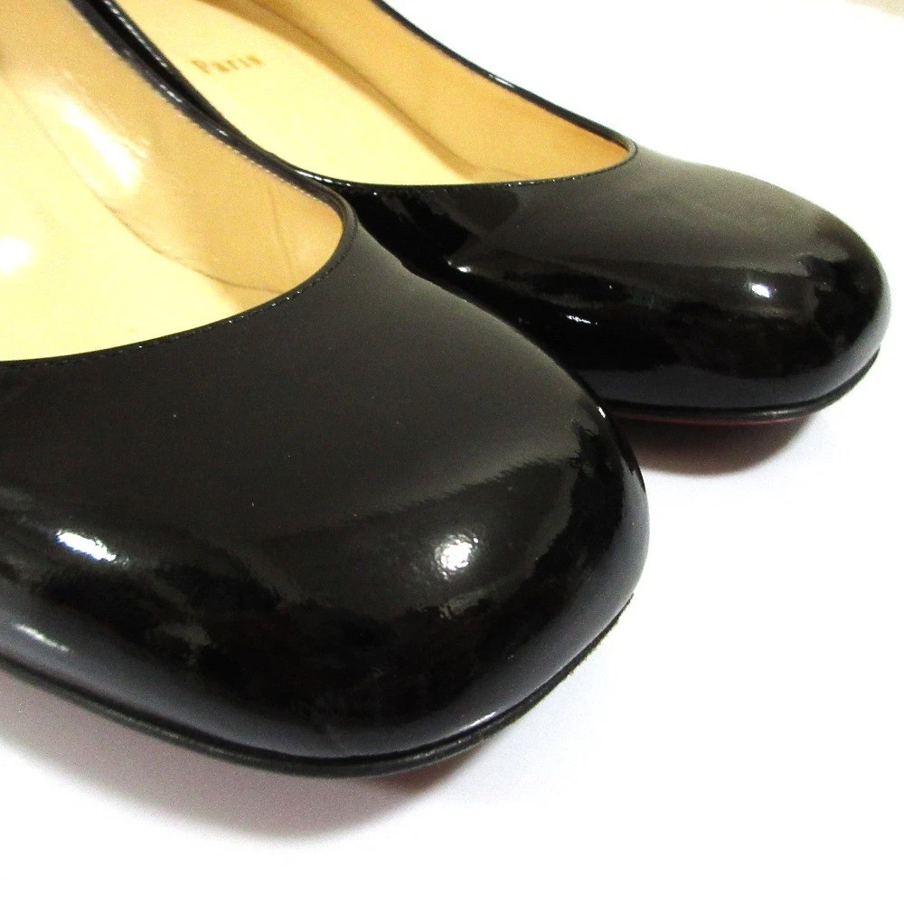 Christian Louboutin CADRILLA 35 鞋跟高跟鞋凉鞋 EU:39 US:9 黑色皮革-