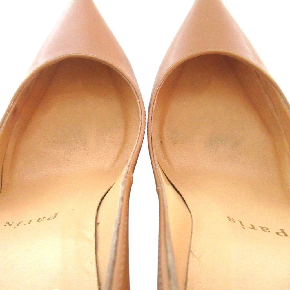 Christian Louboutin 高跟鞋 凉鞋 EU:35 美国:5 米色漆皮-