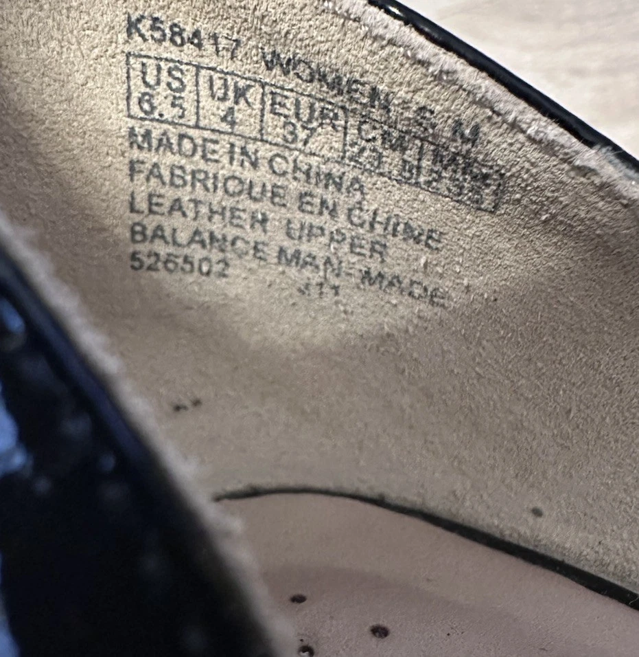 Rockport Adiprene Adidas 高跟鞋女式 6.5 码黑色漆皮露趾-