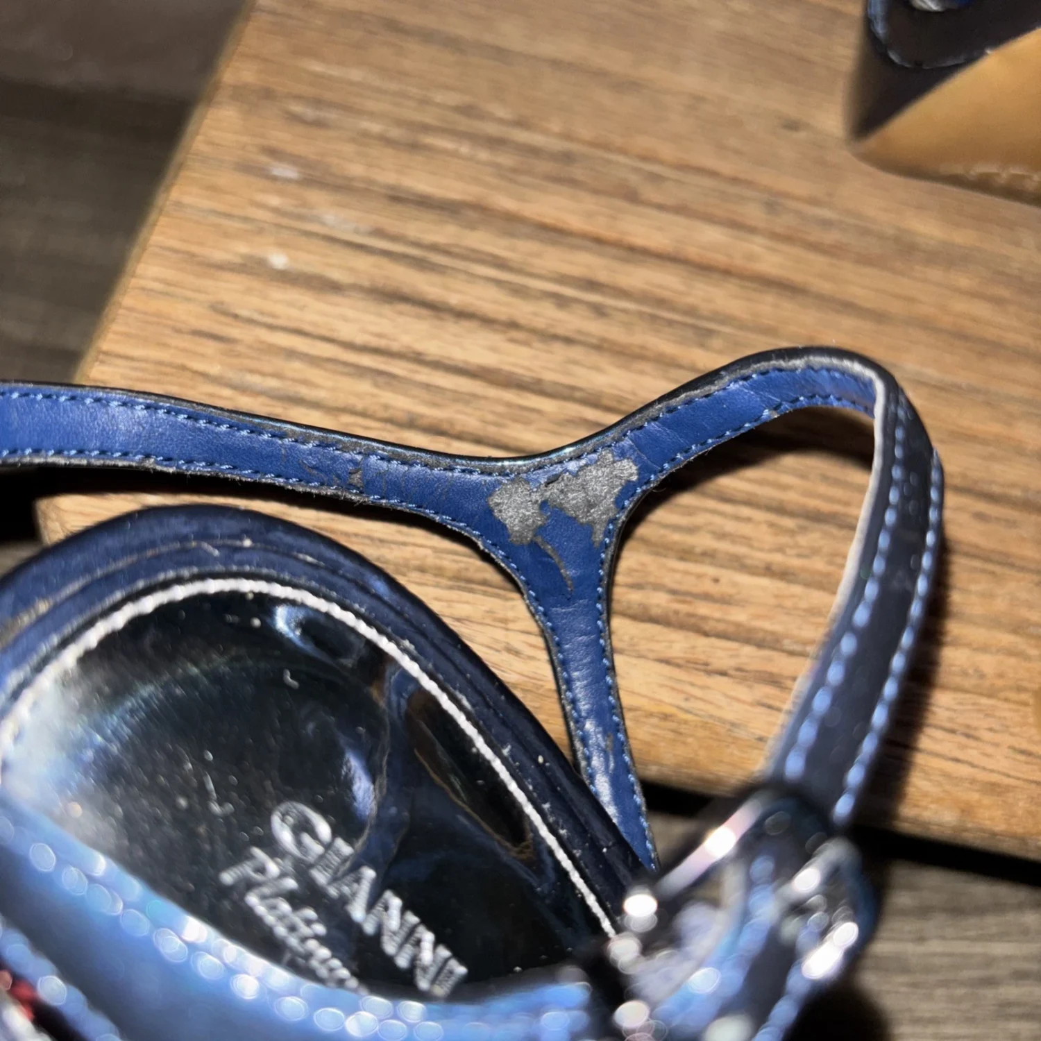 GB Gianni Bini 优雅 Colbalt 蓝色高跟鞋女式 10M 码-