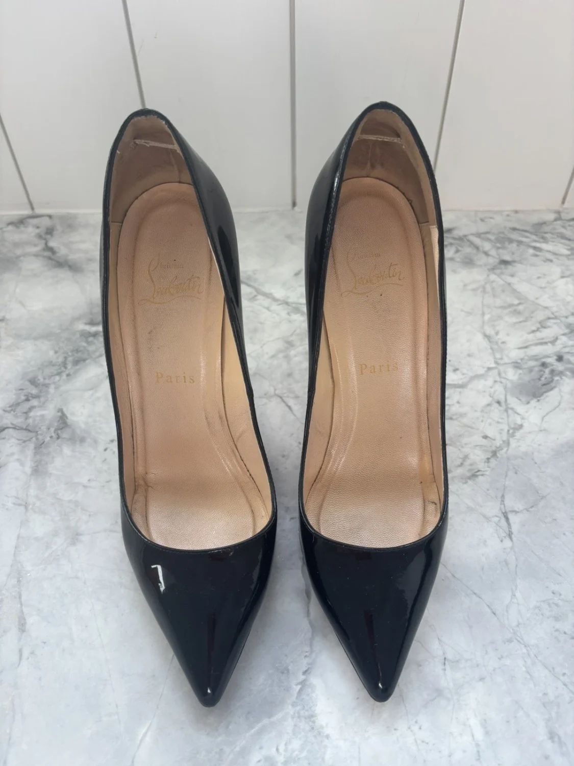 Christian Louboutin Pigalle 120 Patent Calf Size 38