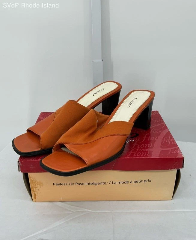 Fioni Orange Kay弹力高跟鞋女式8.5W-