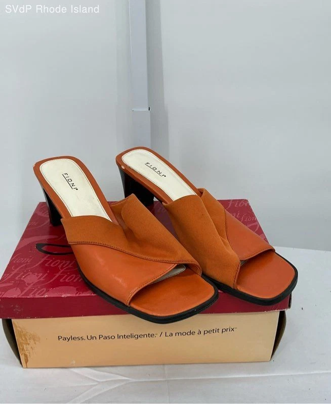 Fioni Orange Kay弹力高跟鞋女式8.5W-