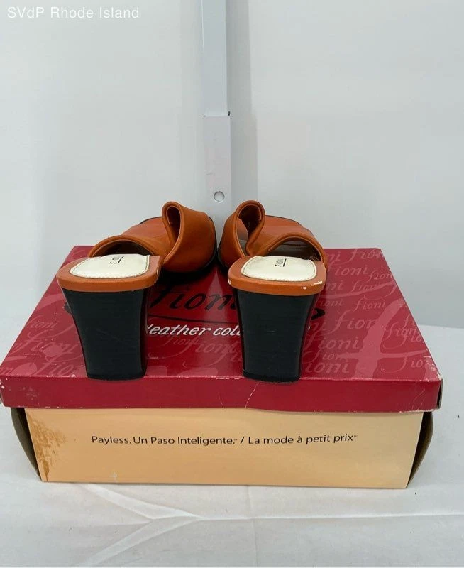 Fioni Orange Kay弹力高跟鞋女式8.5W-