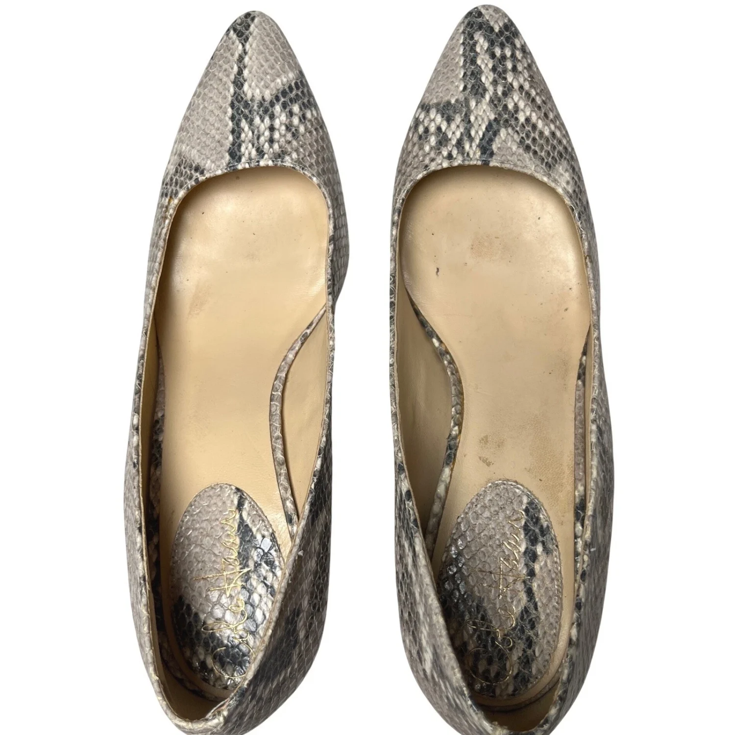Cole Haan 蛇皮尖头中跟鞋 8B 中性-