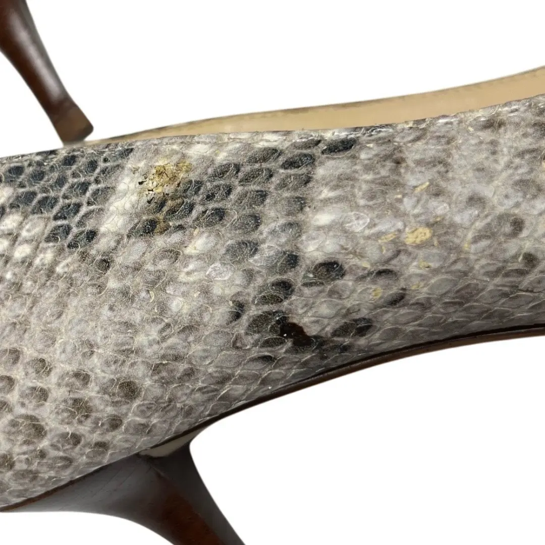 Cole Haan 蛇皮尖头中跟鞋 8B 中性-