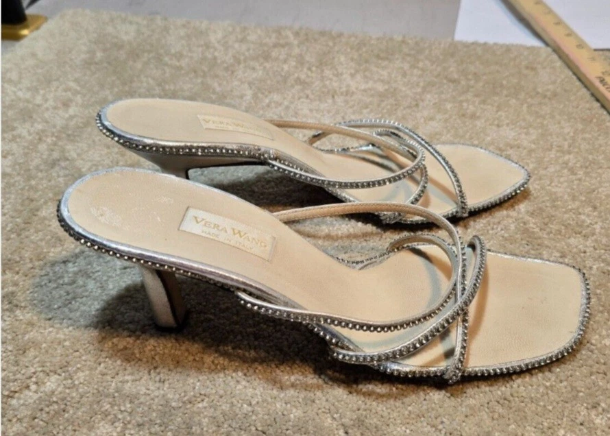 VERA WANG 银色绑带钢水钻-
