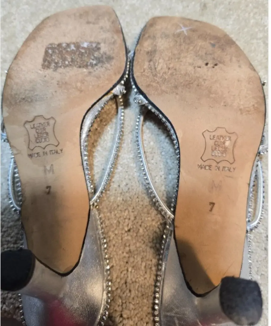 VERA WANG 银色绑带钢水钻-