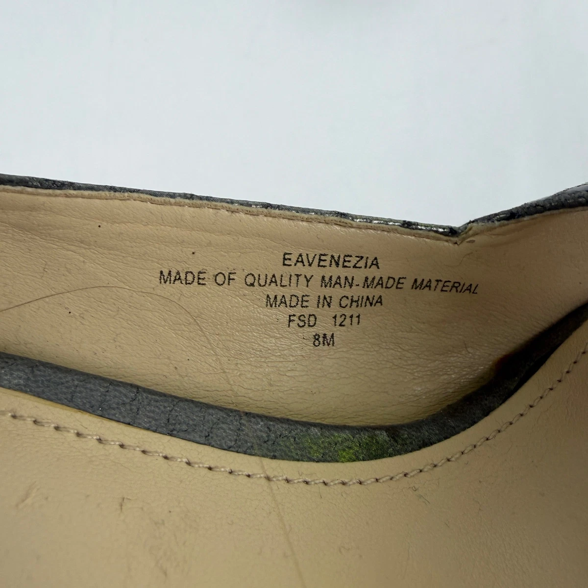 Enzo Angiolini Venezia Pewter 金属色蛇皮露趾蝴蝶结高跟鞋女式 8M-