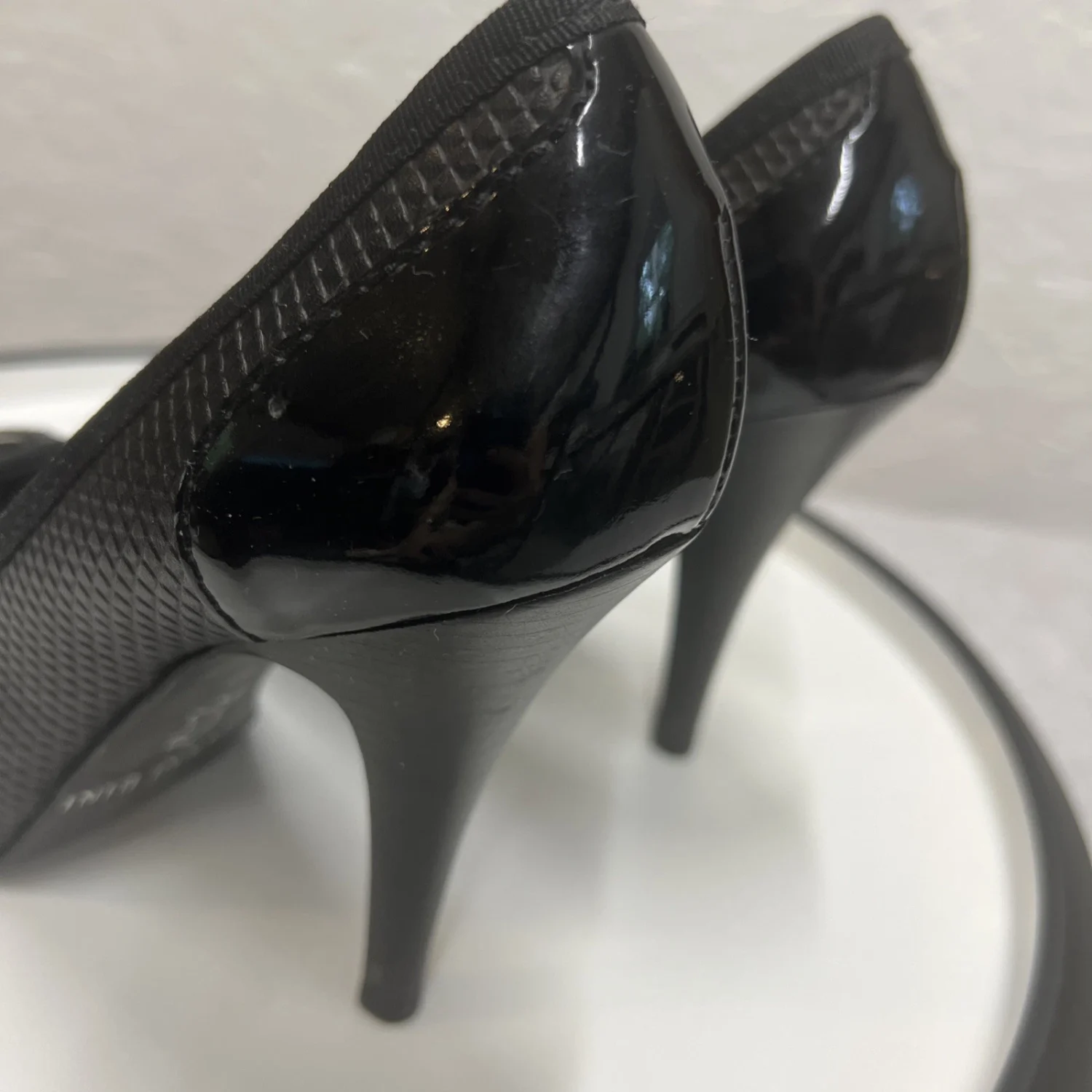 女士 Gianni Bini 正装鞋细高跟鞋露趾高跟鞋 7 码黑色圆点 Y2k-