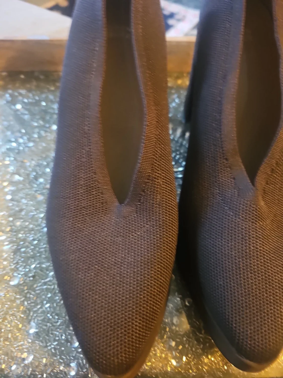 Eileen Fisher 厚底鞋 棕色/巧克力色 尺码 10 状况完好-