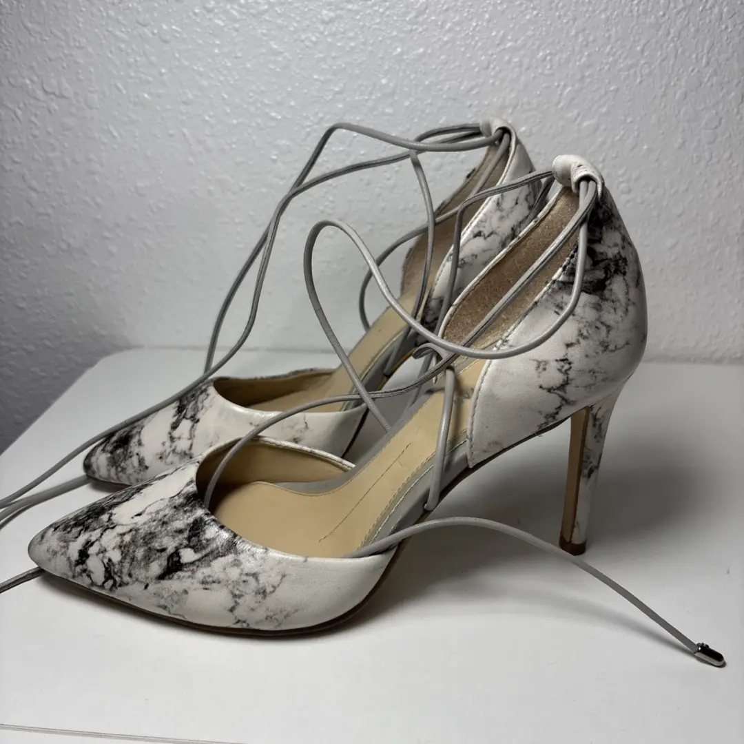 Giani Bini 女式 7 码角斗士高跟鞋系带新品-