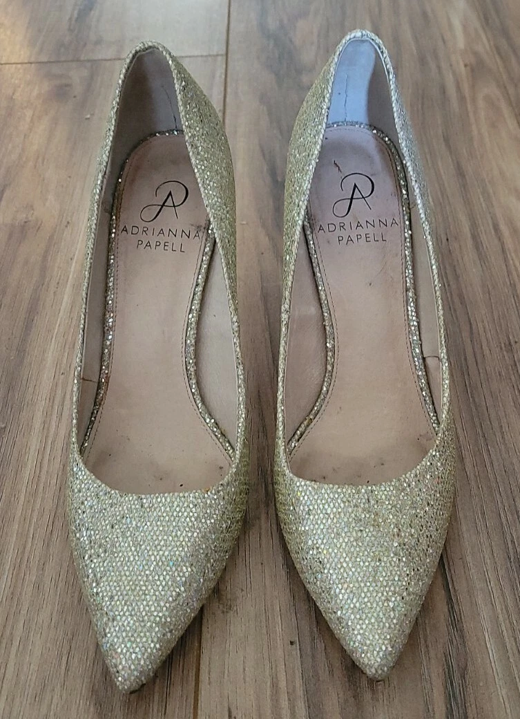Adrianna Papell 闪亮高跟鞋 尺寸 6.5 状况良好 -