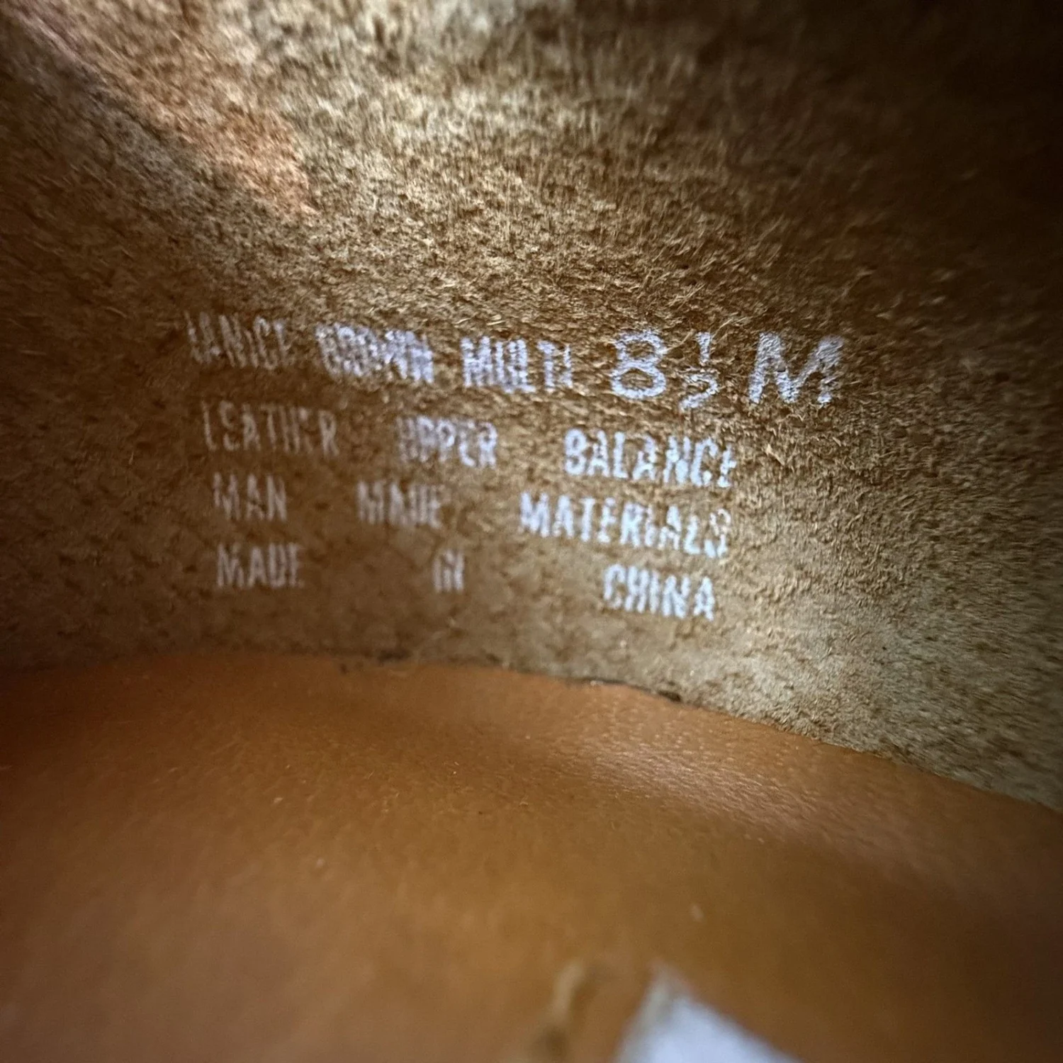 复古拼布麂皮绒高跟鞋 | 棕色中性尖头高跟鞋 8-8.5 码-