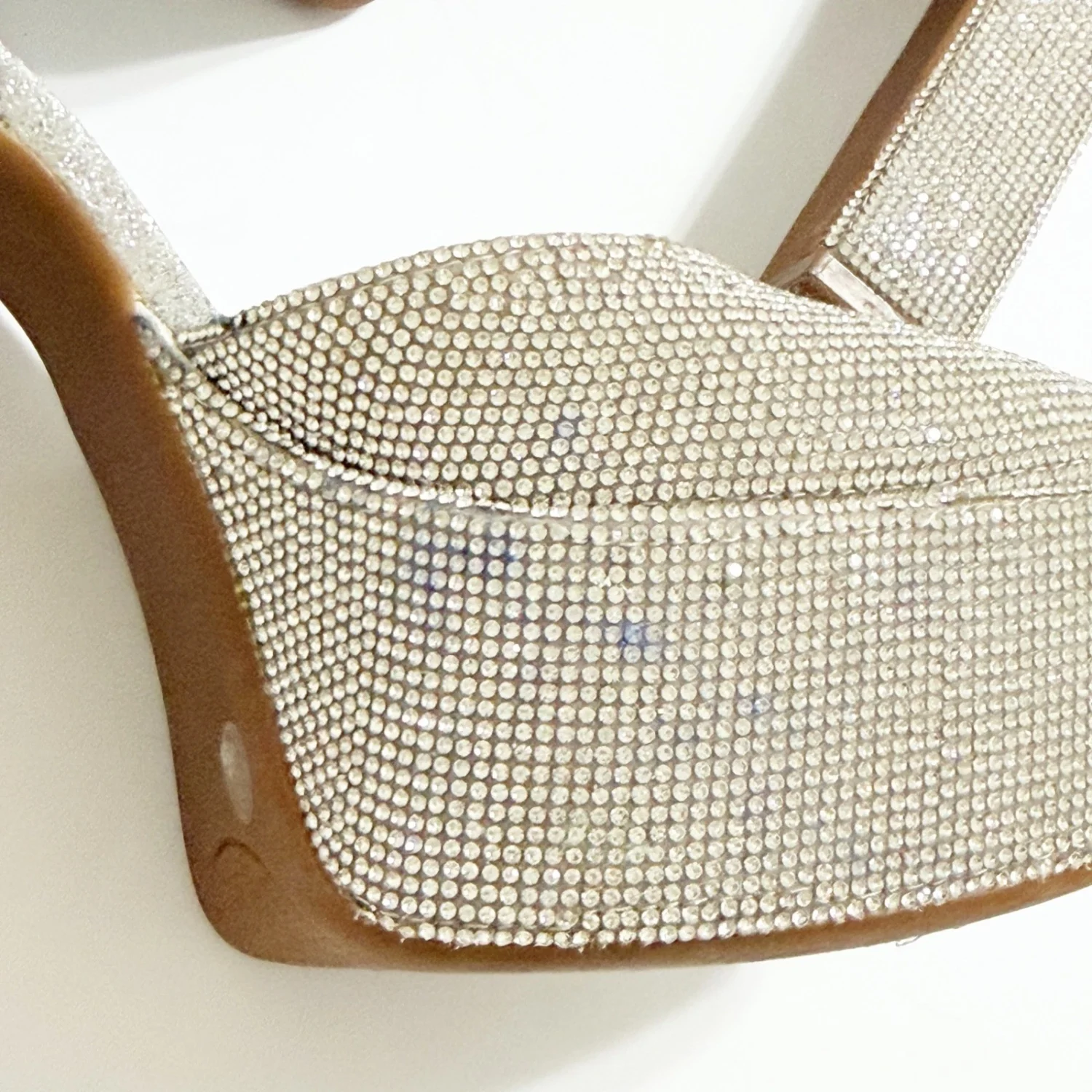 Gianni Bini DeviTwo 水钻厚底封闭礼服高跟鞋 7.5M 码派对活动-