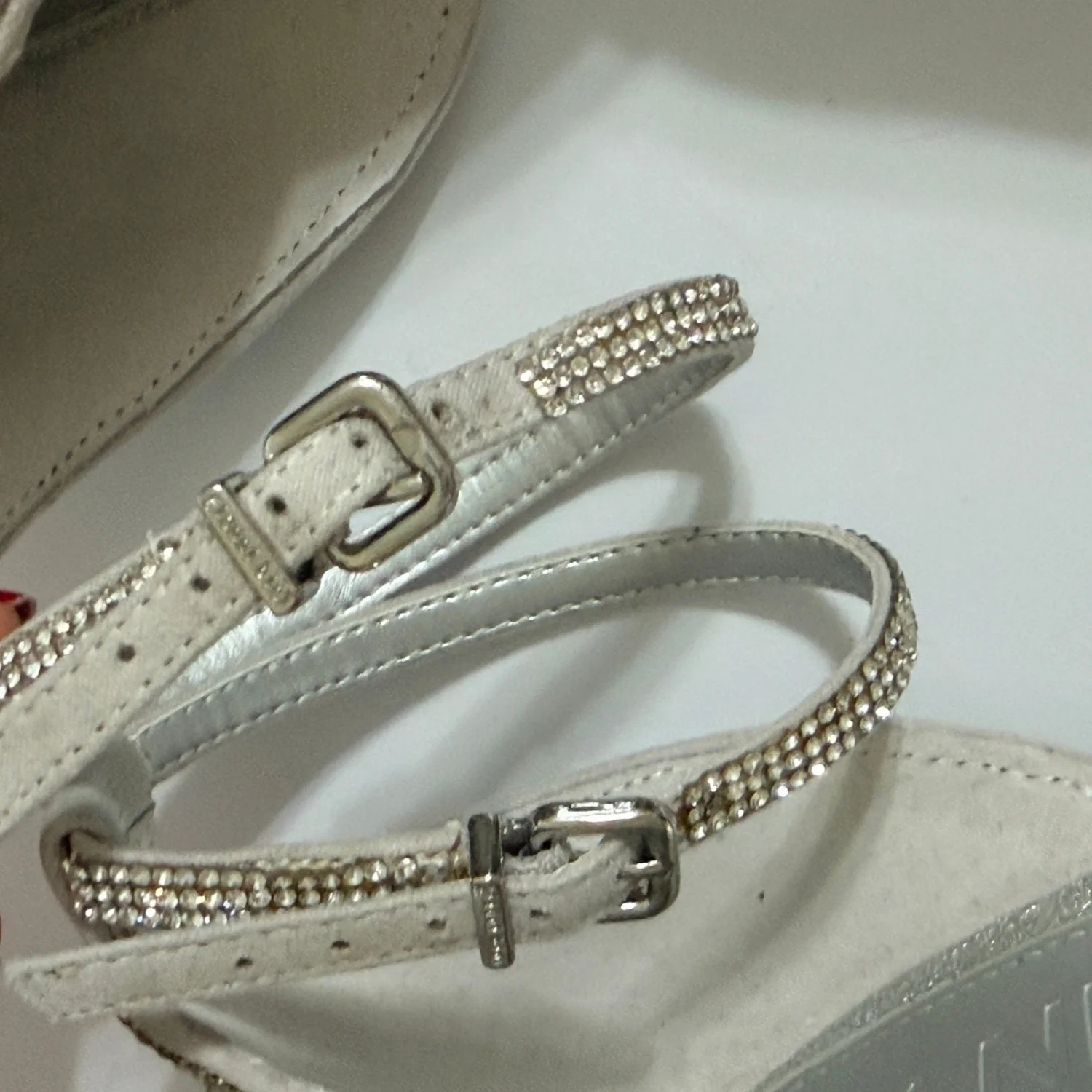Gianni Bini DeviTwo 水钻厚底封闭礼服高跟鞋 7.5M 码派对活动-