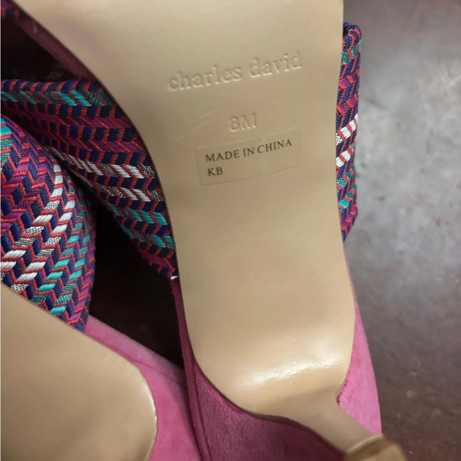 Charles David 女士日冕泵 2 英寸 Heel Vacation Cruise 腮红 豪华新娘 8-