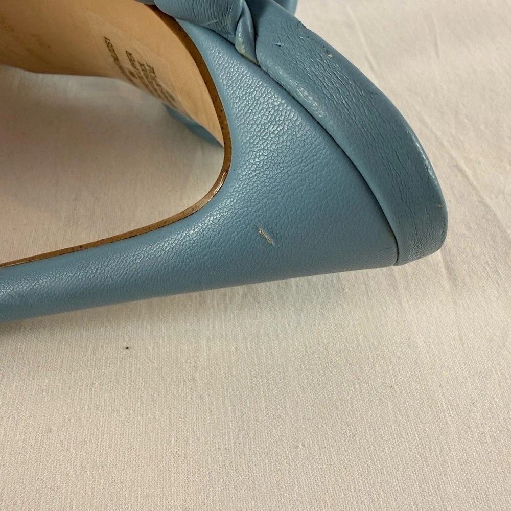 Steve Madden Kenny 编织方头高跟鞋海蓝色 8 码-