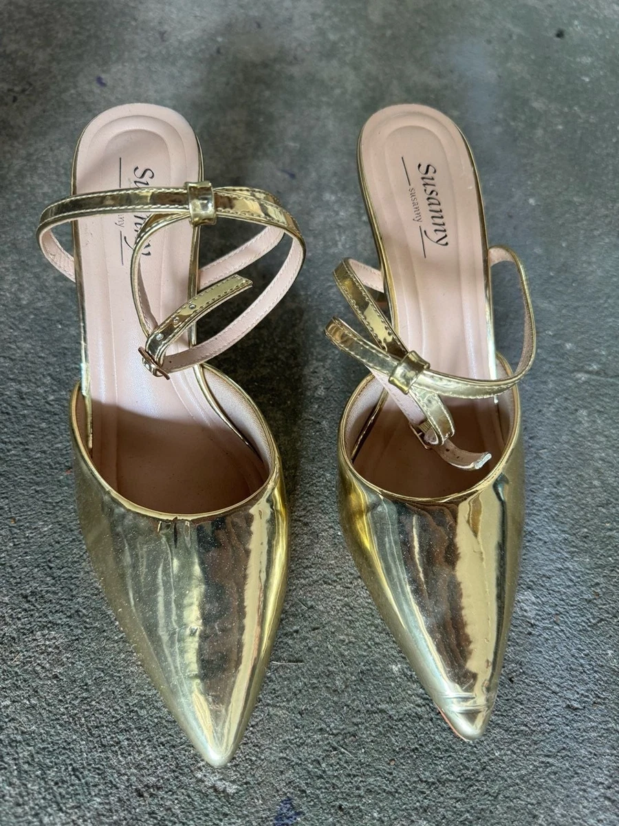 Aimee Specchio 皮革泵 – SCHUTZ,-