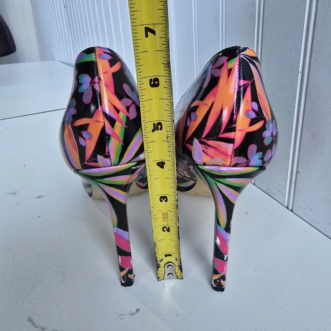 Nine West Tatiana 花卉女式高跟鞋美国 8 M 码多色-
