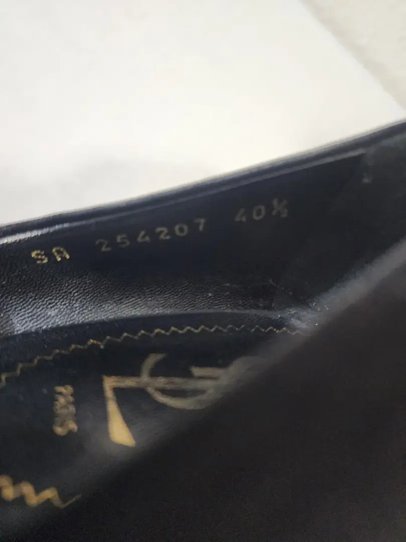 Yves Saint Laurent 女式鞋黑色麂皮绒厚底高跟鞋 40.5 码-