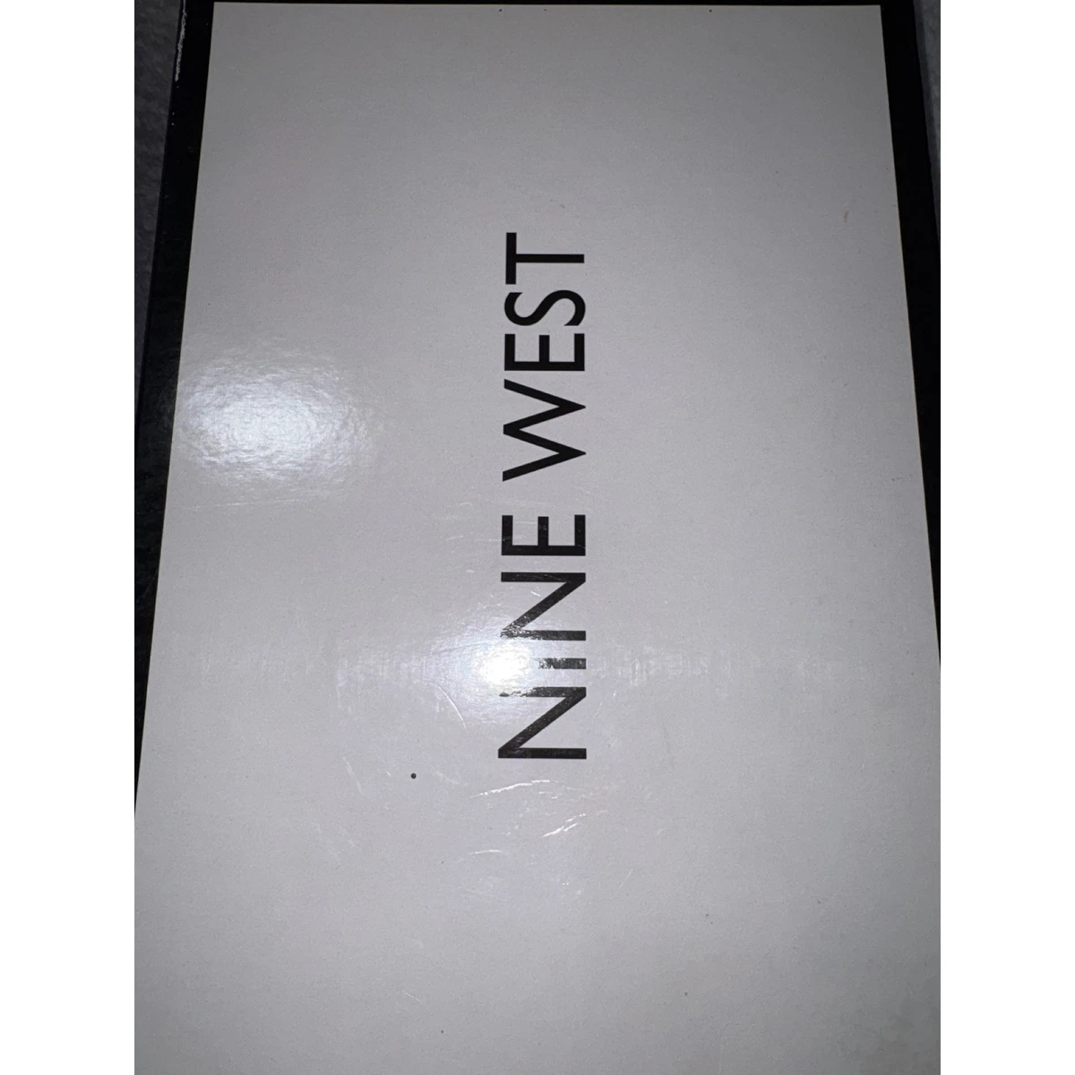 Nine West 女式棕褐色专利尖头 D'Orsay 粗跟高跟鞋 8M 码-