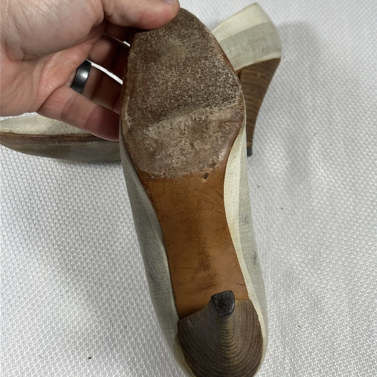 True Vtg 正品 Christian Dior Souliers 经典泵 欧洲 尺寸 37 /6.5AA-