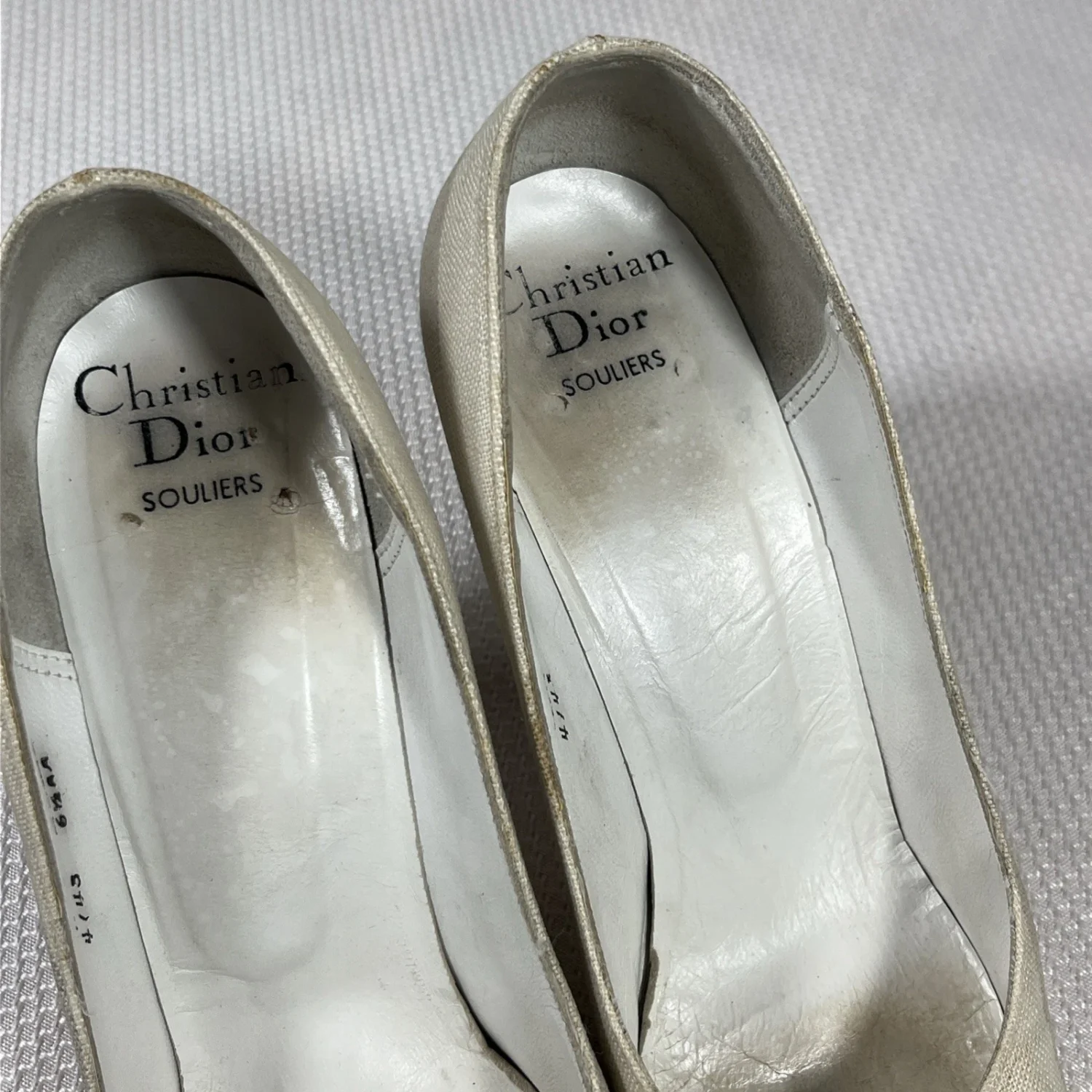 True Vtg 正品 Christian Dior Souliers 经典泵 欧洲 尺寸 37 /6.5AA-