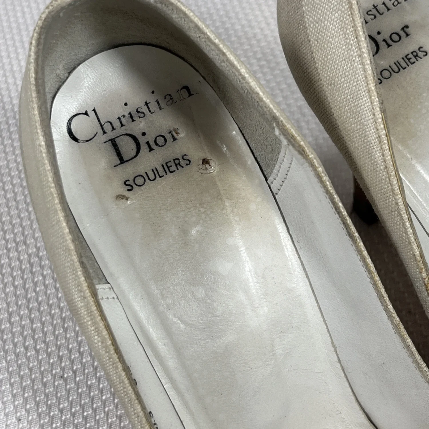 True Vtg 正品 Christian Dior Souliers 经典泵 欧洲 尺寸 37 /6.5AA-
