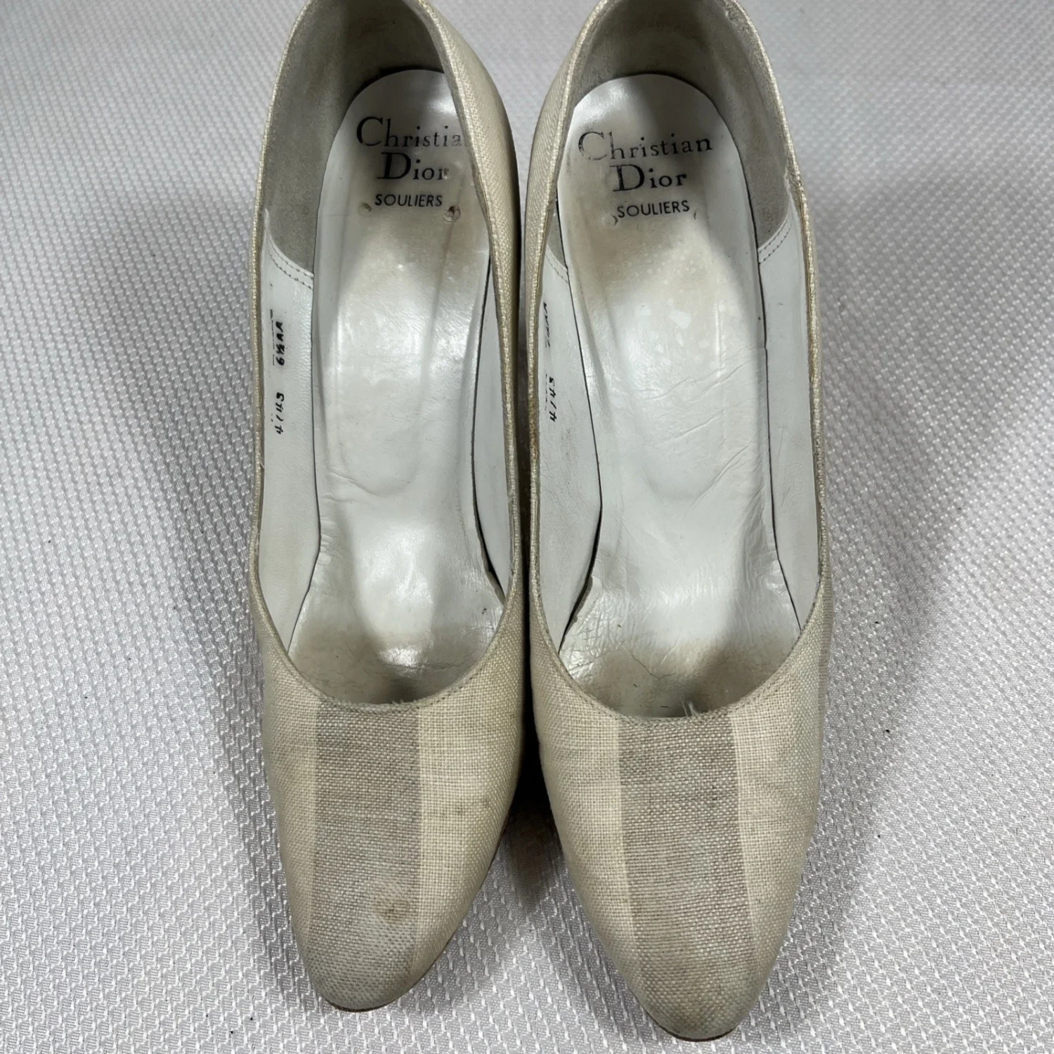 True Vtg 正品 Christian Dior Souliers 经典泵 欧洲 尺寸 37 /6.5AA-